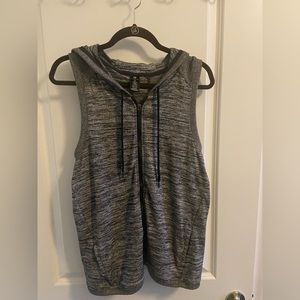 Active Life Sleeveless Racer Back Hoodie M